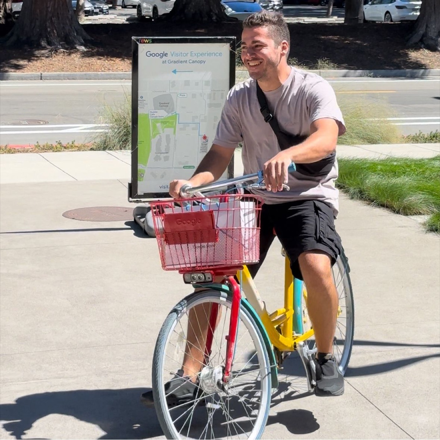 Me at the Googleplex, Mountain View.
